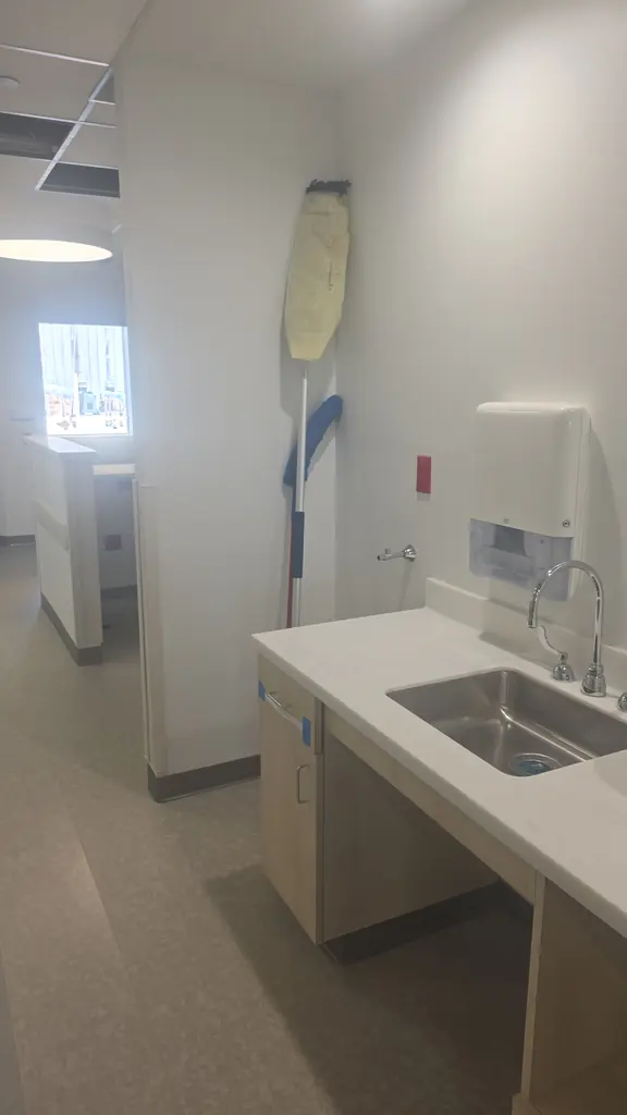 New break room cleaned and ready for handover